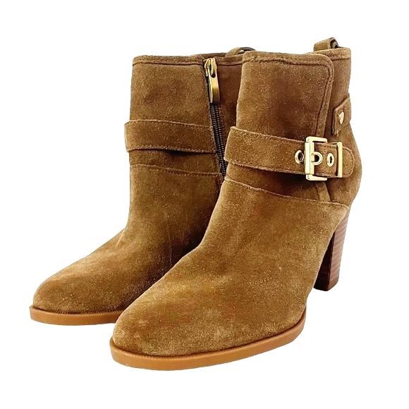 Franco Sarto Brown Ankle Boots - Picture 3 of 12